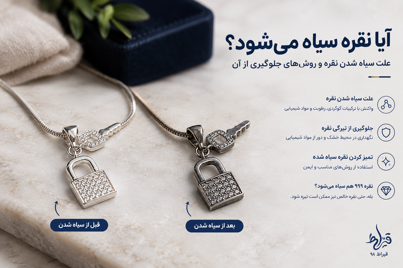 آیا نقره سیاه میشود؟