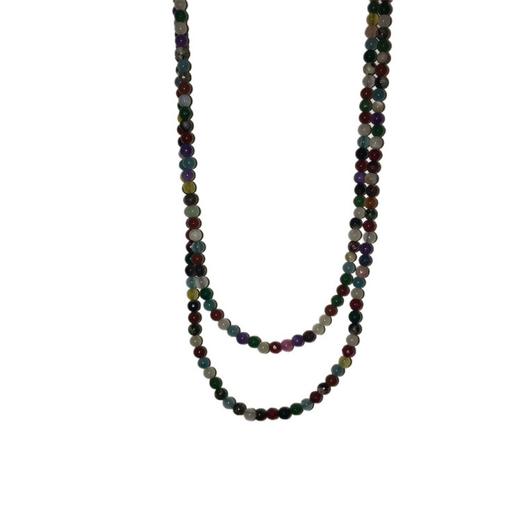 گردنبند مدل سنگ هفت چاکرا کد SN-347