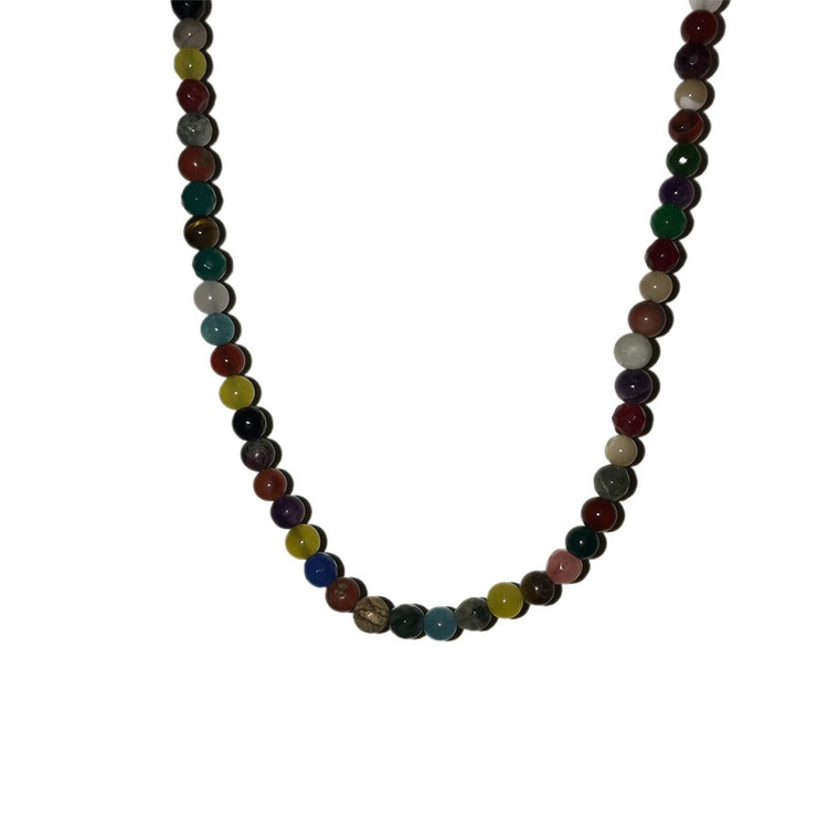 گردنبند مدل سنگ عقیق کد S-348