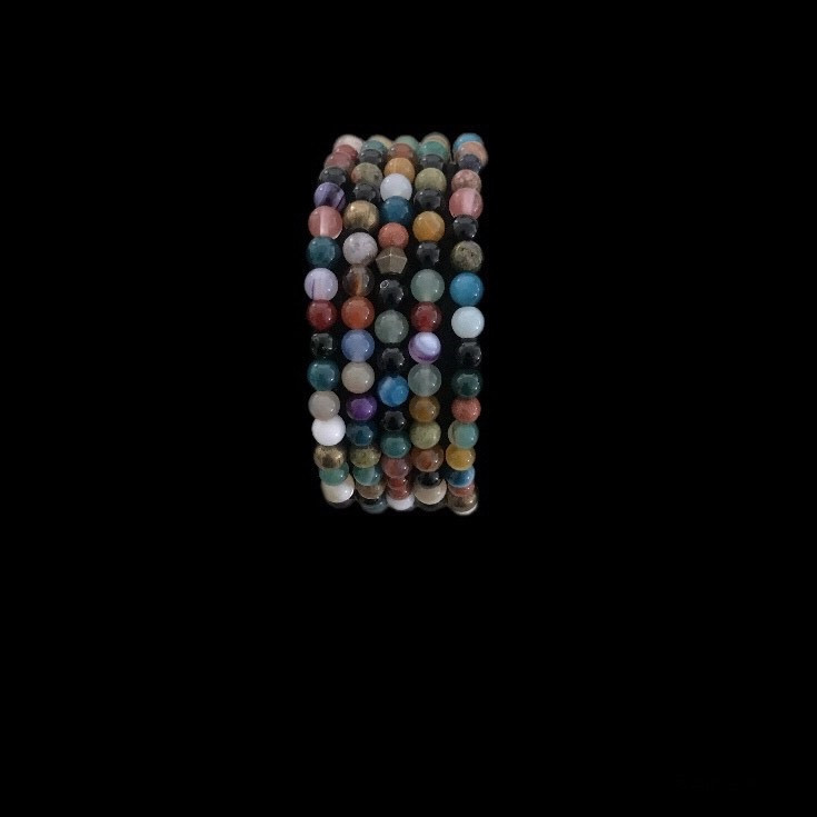 دستبند زنانه مدل عقیق ریز کد S-115