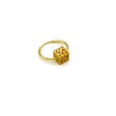 گوشواره طلا 18 عیار زنانه قیراط98 مدل ke043