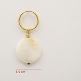 گوشواره طلا 18 عیار زنانه قیراط98 مدل ke039