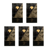 طلا گرمی 18 عیار قیراط98 مدل الماس کد kc002-p5 بسته 5 عددی