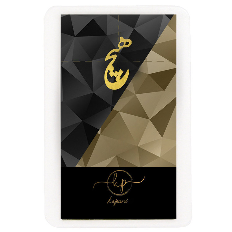 طلا گرمی 18 عیار قیراط98 مدل هیچ کد kc014-p3 بسته 3 عددی