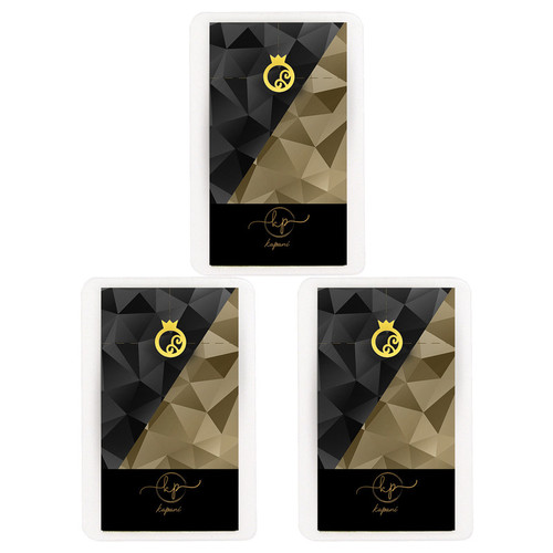 طلا گرمی 18 عیار قیراط98 مدل انار کد kc012-p3 بسته 3 عددی