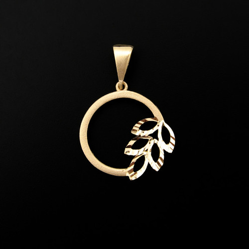 آویز گردنبند طلا 18 عیار زنانه قیراط98 مدل kp042