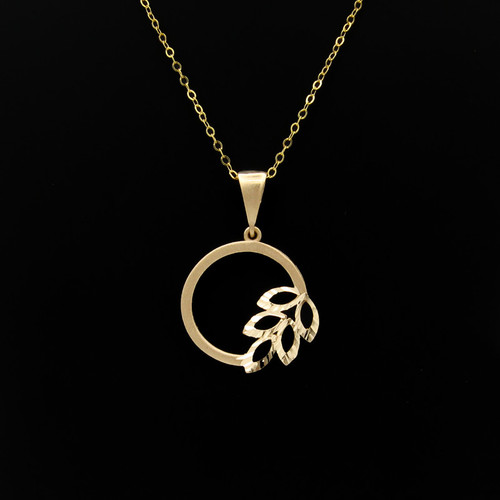 گردنبند طلا 18 عیار زنانه مدل kn101