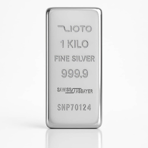 شمش نقره 1 کیلوگرم