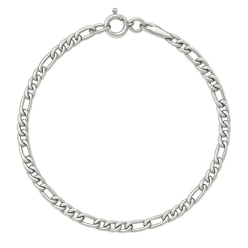 دستبند نقره قیراط98 مدل فیگارو کد 906/2