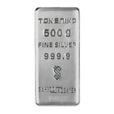 شمش نقره 500 گرمی توکنیکو عیار 999.9 | شمش نقره ایرانی TOKENIKO | قیراط98