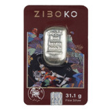 شمش نقره 1 اونسی (31.1 گرمی) زیبوکو مرداد عیار 999 | شمش نقره Zioboco سری مرداد | قیراط98