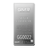 شمش نقره ۱ کیلوگرمی جی ام آر ترکیه (GMR) با عیار 999.0 ریختهگری