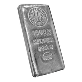 شمش نقره ندیر ، نادیر 1000 گرمی نادیر ترکیه (Nadir) عیار 999.9 | 1 کیلویی ندیر نادیر