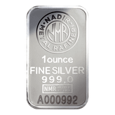 شمش نقره 1 اونسی عیار 999 نادیر ترکیه (Nadir Metal)