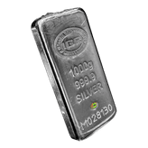 شمش نقره ۱ کیلوگرمی عیار 999.9 آی جی آر ترکیه (IGR) ریختهگری